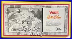 RARE Vans x Sailor Moon Collab Store Display Poster Print Black White 15 x 9