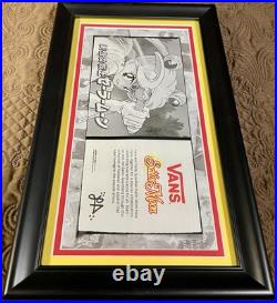 RARE Vans x Sailor Moon Collab Store Display Poster Print Black White 15 x 9