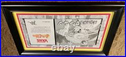RARE Vans x Sailor Moon Collab Store Display Poster Print Black White 15 x 9