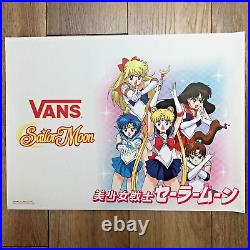 RARE Vans x Sailor Moon Collab Store Display Poster Print Main Cast 19 x 13.8