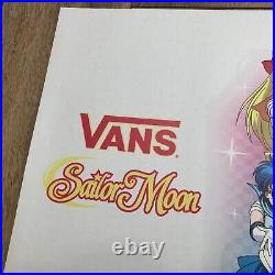 RARE Vans x Sailor Moon Collab Store Display Poster Print Main Cast 19 x 13.8