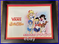 RARE Vans x Sailor Moon Collab Store Display Poster Print Main Cast 23 x 19
