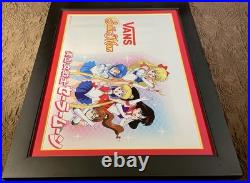 RARE Vans x Sailor Moon Collab Store Display Poster Print Main Cast 23 x 19