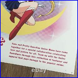 RARE Vans x Sailor Moon Collab Store Display Poster Print Square 9.8 x 9.8