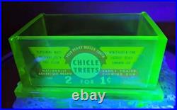RARE Vaseline Adams Chiclet Gum Penny Glass General Store Counter Display Box