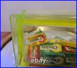 RARE Vaseline Adams Chiclet Gum Penny Glass General Store Counter Display Box