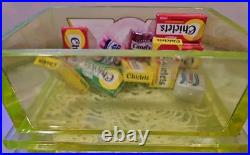 RARE Vaseline Adams Chiclet Gum Penny Glass General Store Counter Display Box