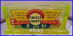 RARE Vaseline Adams Chiclet Gum Penny Glass General Store Counter Display Box