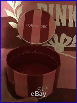 RARE Victoria's Secret Store Display Prop 6 Hat Boxes Red/Pink Striped HTF