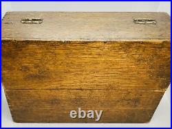 RARE Victorian D. M. Ferry & Co Flower Seed Carved Oak Box Store Display
