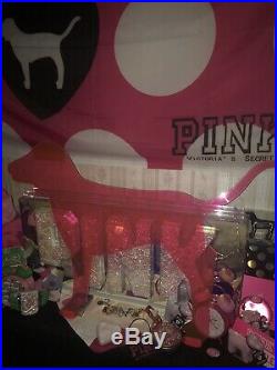 RARE Victorias Secret PINK LARGE Plexiglass DOG Store Display Prop Sign HTF