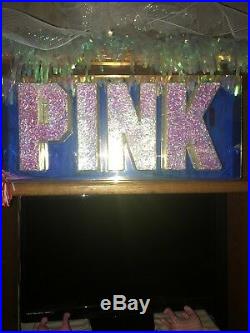 RARE Victorias Secret PINK LED Store Display Sign Prop Super NICE! HTF