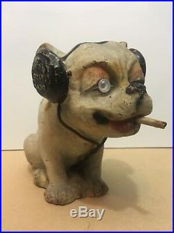 RARE Vintage 1920s BONZO FROST FONES RADIO Store Display mascot Crosley pup dog