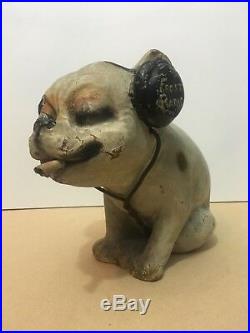 RARE Vintage 1920s BONZO FROST FONES RADIO Store Display mascot Crosley pup dog