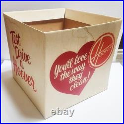 RARE Vintage 1950s HOOVER Vacuum RETAIL STORE ADVERTISING DEALER DISPLAY BOX