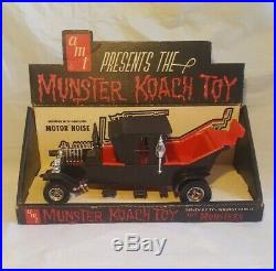 RARE Vintage 1964 AMT Munsters MUNSTER KOACH Toy In Original Display Box