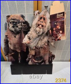 RARE Vintage 1990 Star Wars The Ewok Adventure Promotional Video Store Display