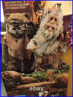 RARE Vintage 1990 Star Wars The Ewok Adventure Promotional Video Store Display RARE Vintage 1990 Star Wars The Ewok Adventure Promotional Video Store Display