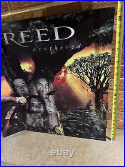 RARE Vintage 2002 CREED Weathered Store Display Plastic VTG Creed Poster