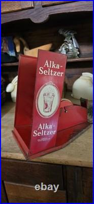 RARE Vintage ALKA-SELTZER Countertop STORE DISPLAY withTAPE DISPENSER RARE Vintage ALKA-SELTZER Countertop STORE DISPLAY withTAPE DISPENSER