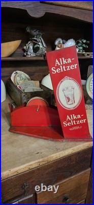 RARE Vintage ALKA-SELTZER Countertop STORE DISPLAY withTAPE DISPENSER RARE Vintage ALKA-SELTZER Countertop STORE DISPLAY withTAPE DISPENSER