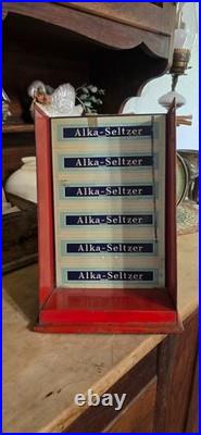 RARE Vintage ALKA-SELTZER Countertop STORE DISPLAY withTAPE DISPENSER RARE Vintage ALKA-SELTZER Countertop STORE DISPLAY withTAPE DISPENSER