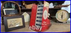 RARE Vintage ALKA-SELTZER Countertop STORE DISPLAY withTAPE DISPENSER