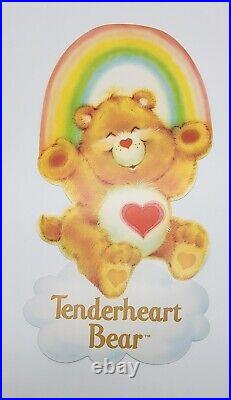 RARE Vintage Care Bears Store Display Kit Hanging Signs Posters 1987 Unused