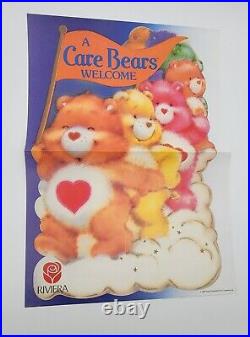 RARE Vintage Care Bears Store Display Kit Hanging Signs Posters 1987 Unused