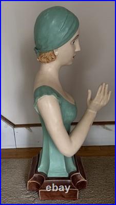 RARE Vintage Department Store Display Mannequin Plaster Chalkware