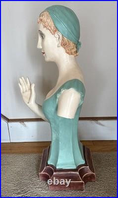 RARE Vintage Department Store Display Mannequin Plaster Chalkware
