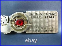 RARE Vintage Ernest Borel Incabloc Incastar Store Display Watch Sales Tool 1950