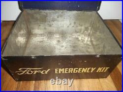 RARE Vintage Ford Emergency Kit Store Gas Station Counter Advertising Display
