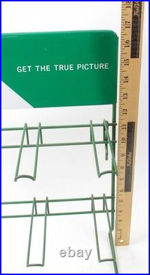 RARE Vintage Fuji Fujifilm Metal Film Holder Camera Store Display Stand Counter