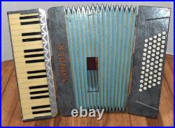 RARE Vintage Hohner Accordian Fold Out Countertop Store Display Advertising SIGN