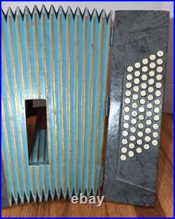 RARE Vintage Hohner Accordian Fold Out Countertop Store Display Advertising SIGN