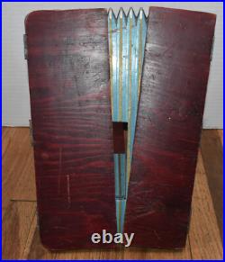 RARE Vintage Hohner Accordian Fold Out Countertop Store Display Advertising SIGN