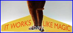 RARE Vintage Kalastyle Be Nice Elf Soap Sweden Cardboard Store Display 17 Tall