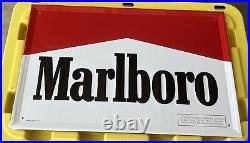 RARE Vintage Marlboro Metal Sign Authentic 1991 Store Display Sign