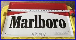 RARE Vintage Marlboro Metal Sign Authentic 1991 Store Display Sign