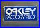 RARE Vintage Oakley Factory Pilot Banner Store Display BMX skateboard ski snow