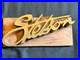 RARE Vintage Original Stetson Hat Store Counter Display Sign 3D Advertising Vtg