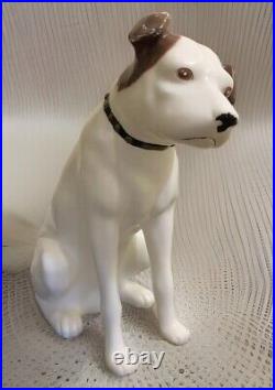 RARE Vintage RCA Victor Nipper Dog 18 Inches Tall Hard Plastic Store Display