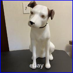 RARE Vintage RCA Victor Nipper Dog 18 Inches Tall Hard Plastic Store Display