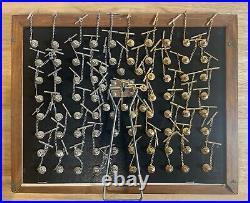 RARE Vintage Tie Clip Pins Tie Tacs Store Display Gold & Silver Lot