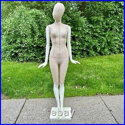 RARE Vintage Victorias Secret Full Body Mannequin Form Store Display with Stand