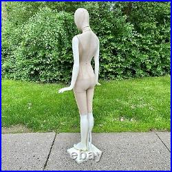 RARE Vintage Victorias Secret Full Body Mannequin Form Store Display with Stand