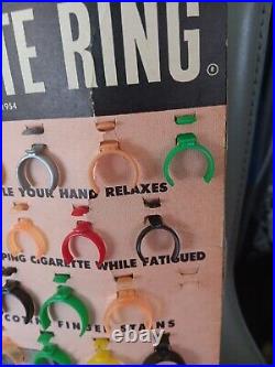 RARE VintageStore DisplayHollywood RingFinger Cigarette Holder 1954