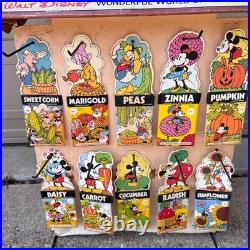 RARE Vtg 1970s Disney Colorforms Mickey Mouse Seed Shop Store Display 10 Markers RARE Vtg 1970s Disney Colorforms Mickey Mouse Seed Shop Store Display 10 Markers