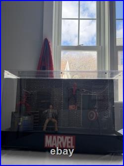 RARE Walmart Store Display Marvel Deadpool Spider Man Wolverine Captain America